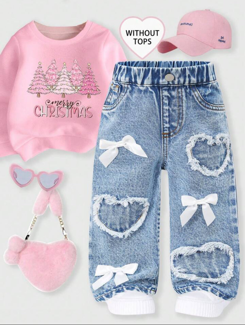 Sweetheart Bow Jeans