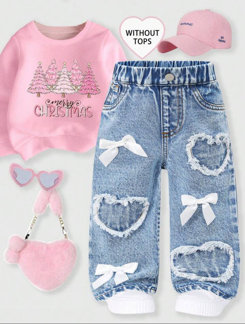 Sweetheart Bow Jeans