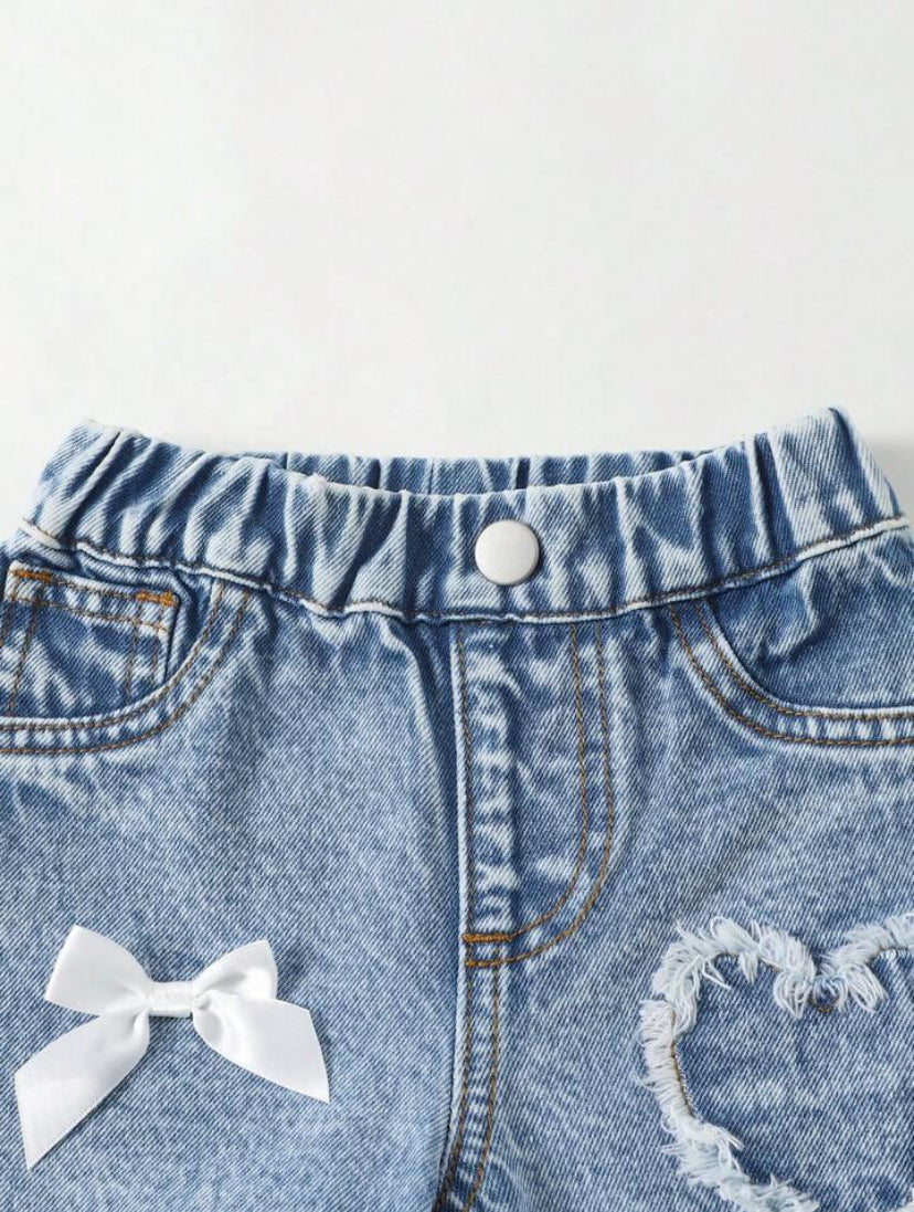 Sweetheart Bow Jeans