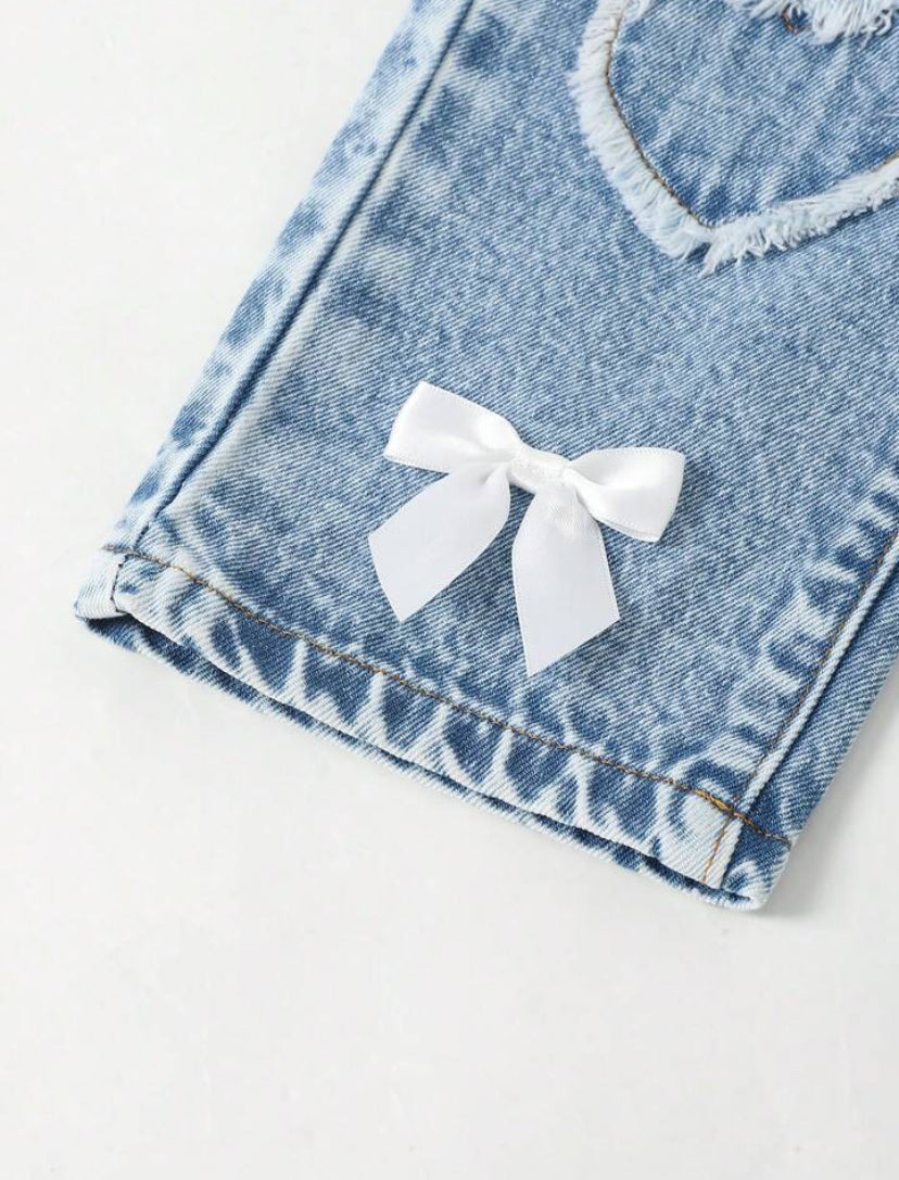 Sweetheart Bow Jeans